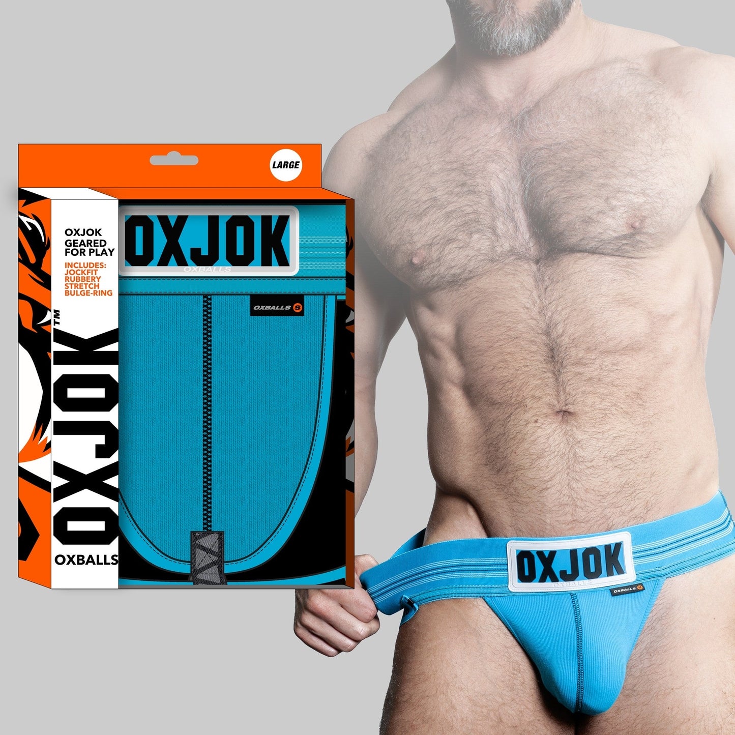 OXBALLS OXJOK Slingjock upthrust slider-strap jock - Pool - Large