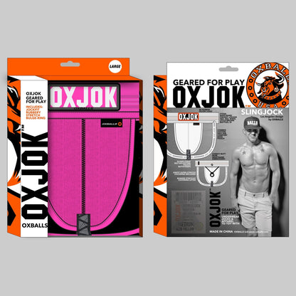 OXBALLS OXJOK Slingjock upthrust slider-strap jock - Pink Sky - Medium