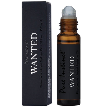 Pure Instinct Wanted  Men's Collection Pheromone Perfume Oil