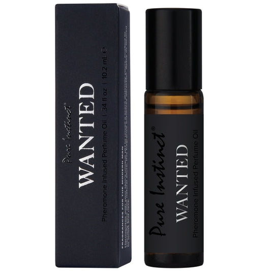 Pure Instinct Wanted  Men's Collection Pheromone Perfume Oil