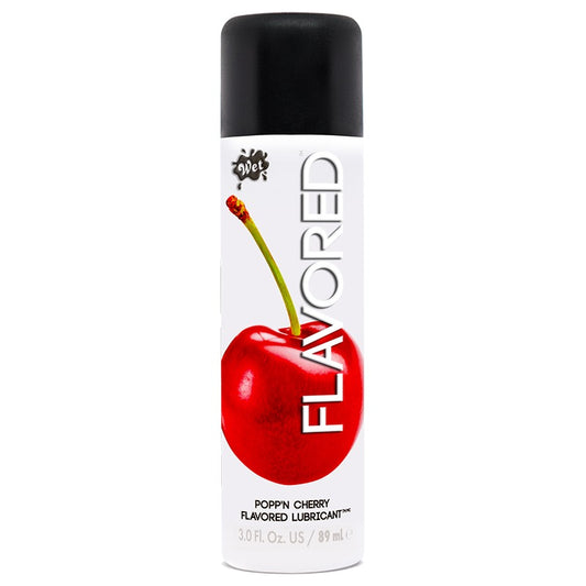 Wet Popp'n Cherry Flavored Lube 3 oz