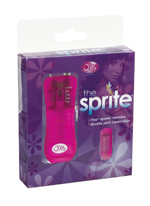 O'My The Sprite Vibrating Bullet Pink