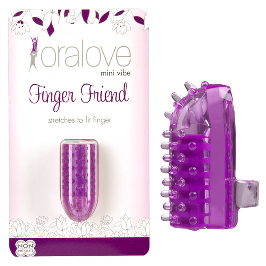 Doc Johnson Oralove Finger Friend Purple