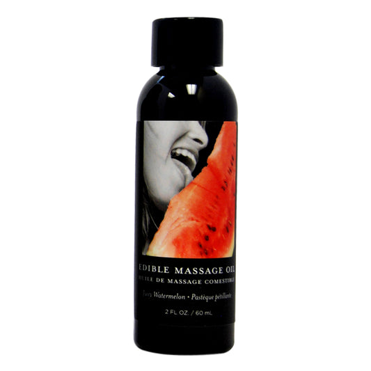 Earthly Body Edible Massage Oil Watermelon 2 oz