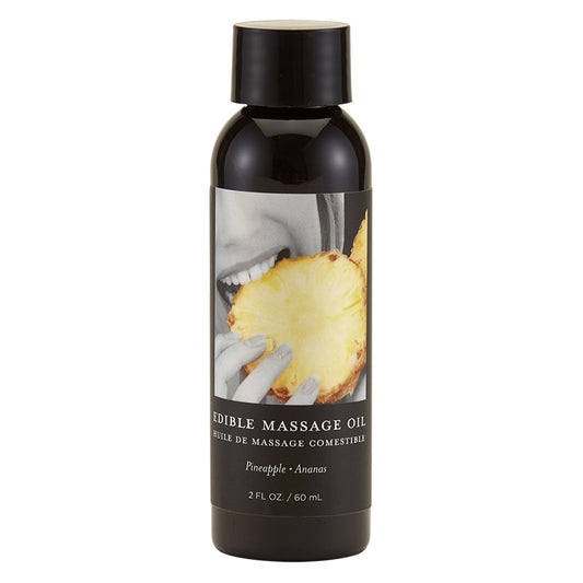 Earthly Body Edible Massage Oil Pineapple 2 oz