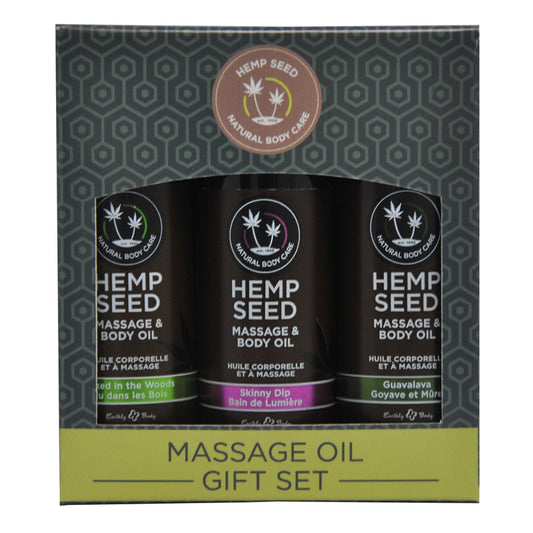 Earthly Body Massage Oil Gift Set