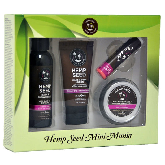 Earthly Body Hemp Seed Mini Mania Set Skinny Dip