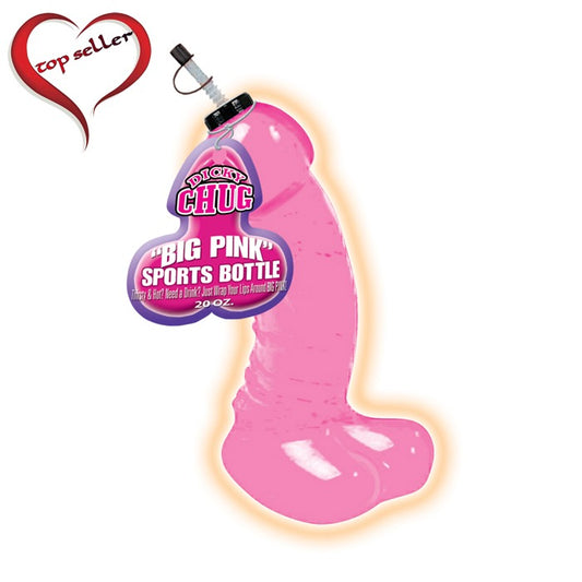 Hott Products Dicky Chug Sports Bottle Pink 20 oz