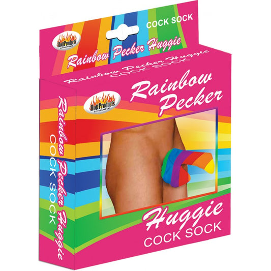 Hott Rainbow Pecker Huggie Cock Sock