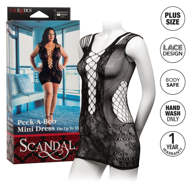 Calexotics Scandal Peek-A-Boo Mini Dress