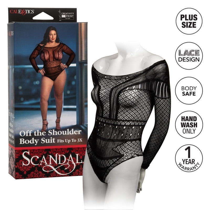 Calexotics Scandal Off the Shoulder Body Suit