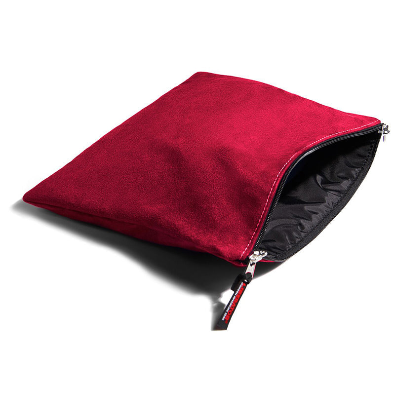 Liberator Zappa Toy Bag - Cherry Microsuede