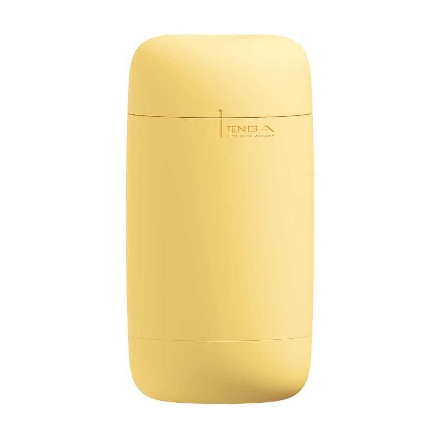 Tenga Puffy Male Masturbator - Custard Yellow