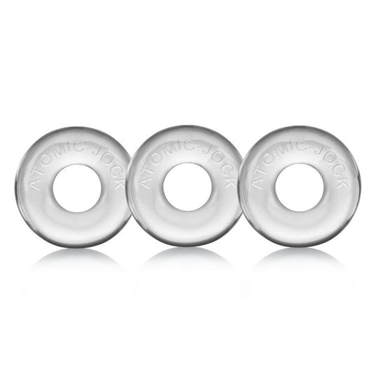 Oxballs Do-Nut Ringer 3 Pack - Clear