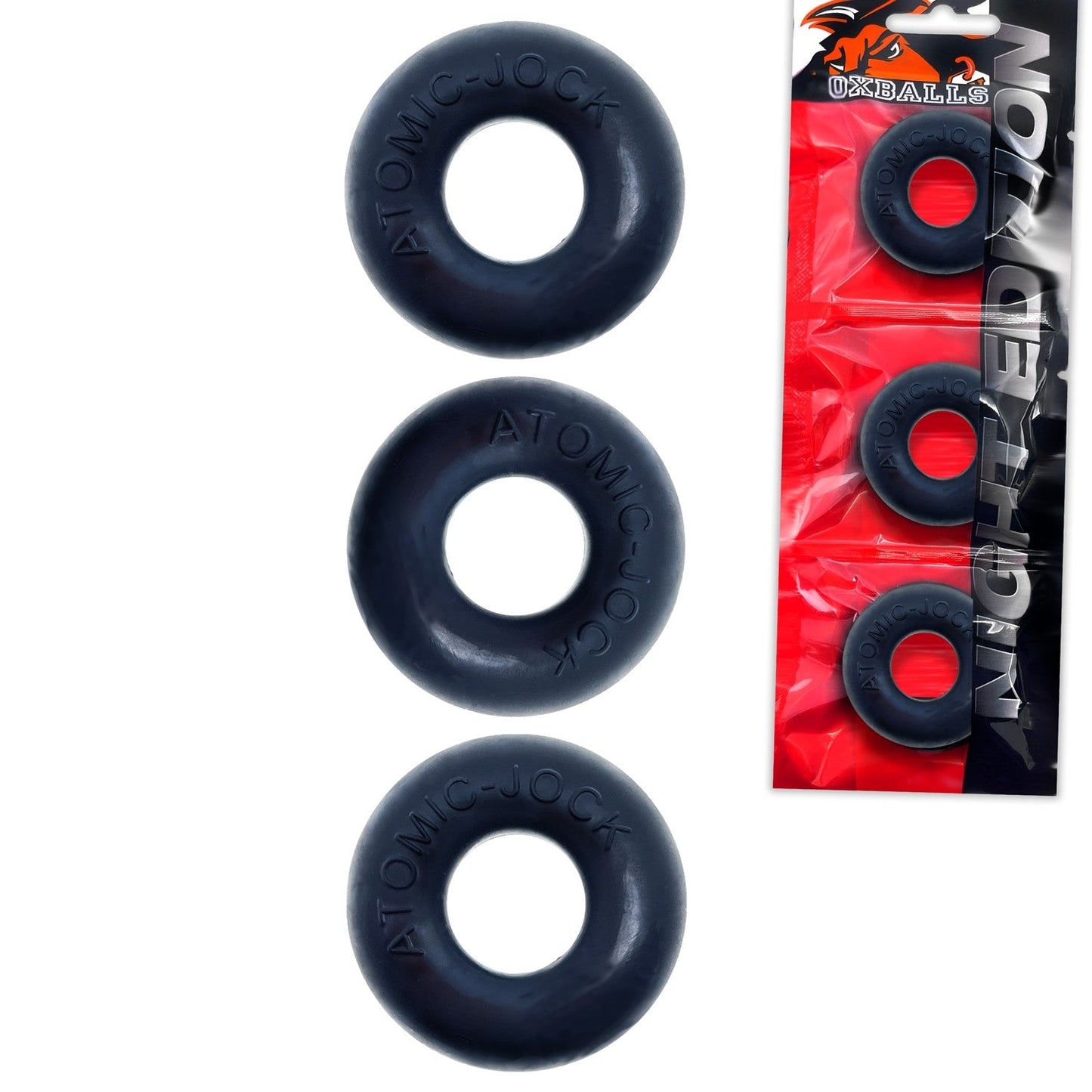 OXBALLS Ringer Cockring 3-pack Special Edition -  Night