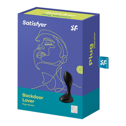 Satisfyer Backdoor Lover Plug Vibrator - Black