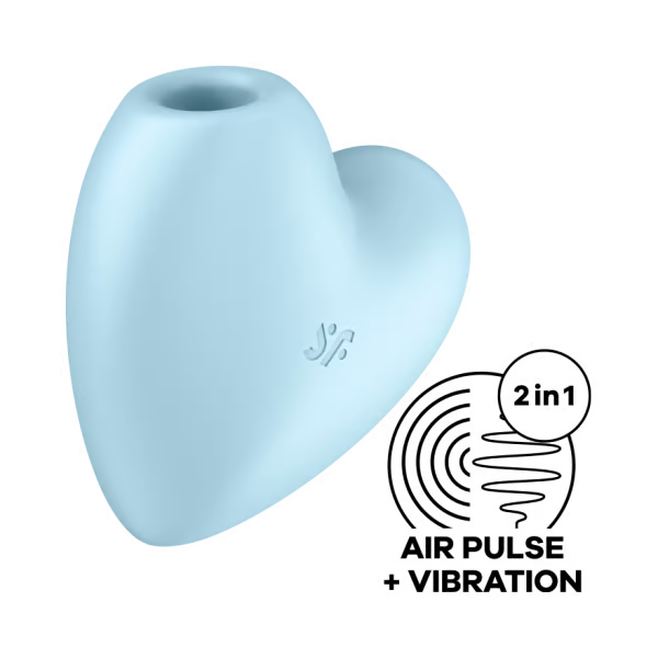 Satisfyer Cutie Heart Clitoral Stimulator - Blue