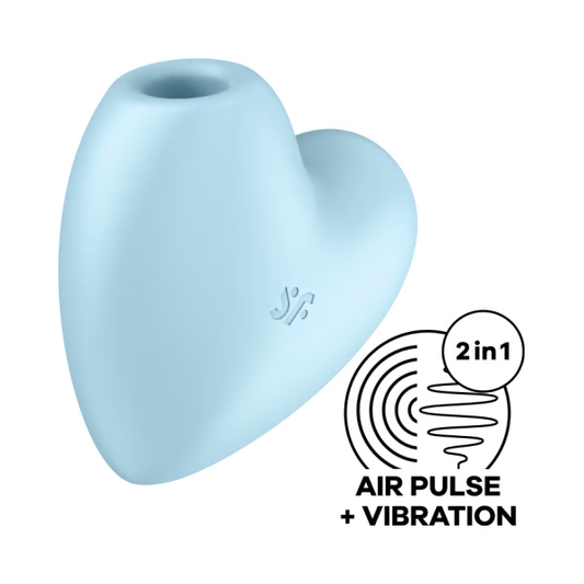 Satisfyer Cutie Heart Clitoral Stimulator - Blue