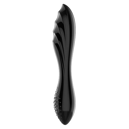 Satisfyer Dazzling Crystal 1 Glass Dildo- Black