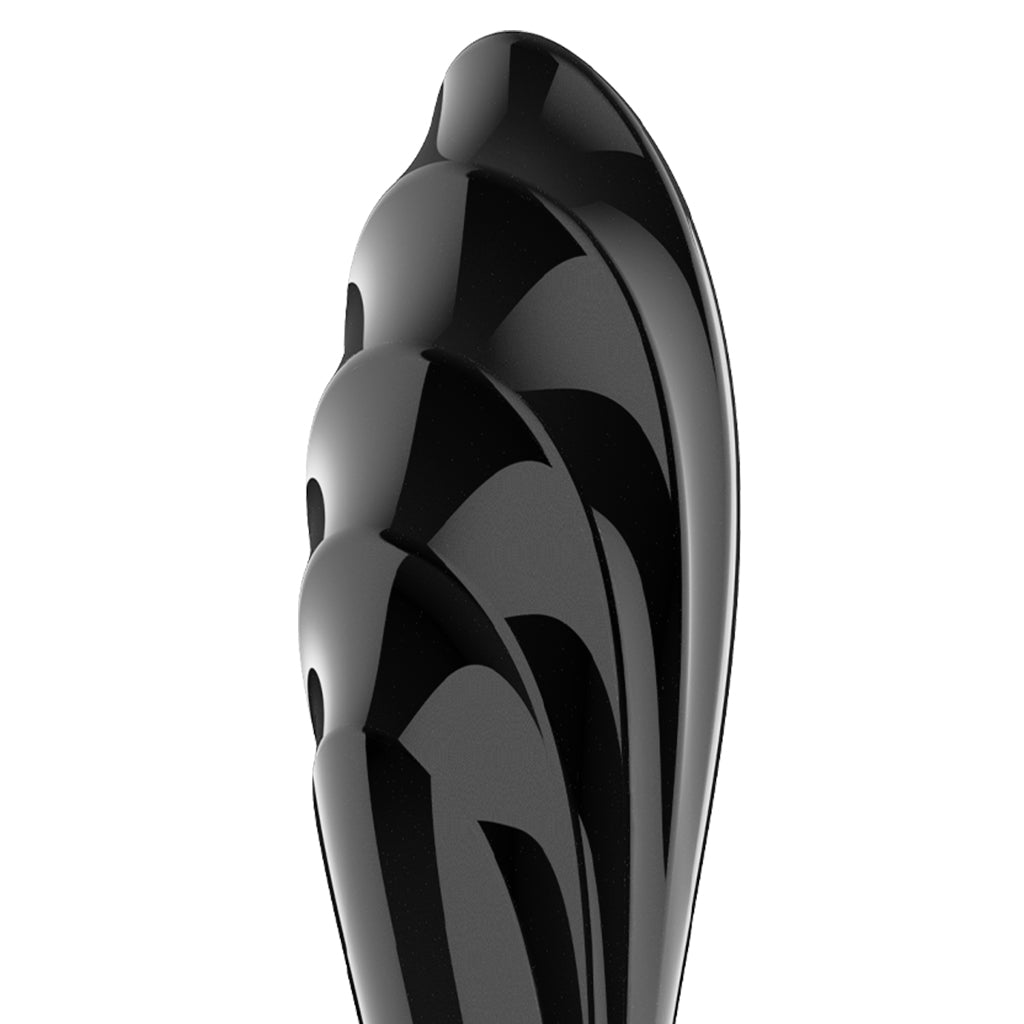 Satisfyer Dazzling Crystal 1 Glass Dildo- Black