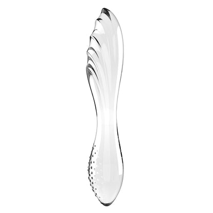 Satisfyer Dazzling Crystal 1 Glass Dildo - Transparent