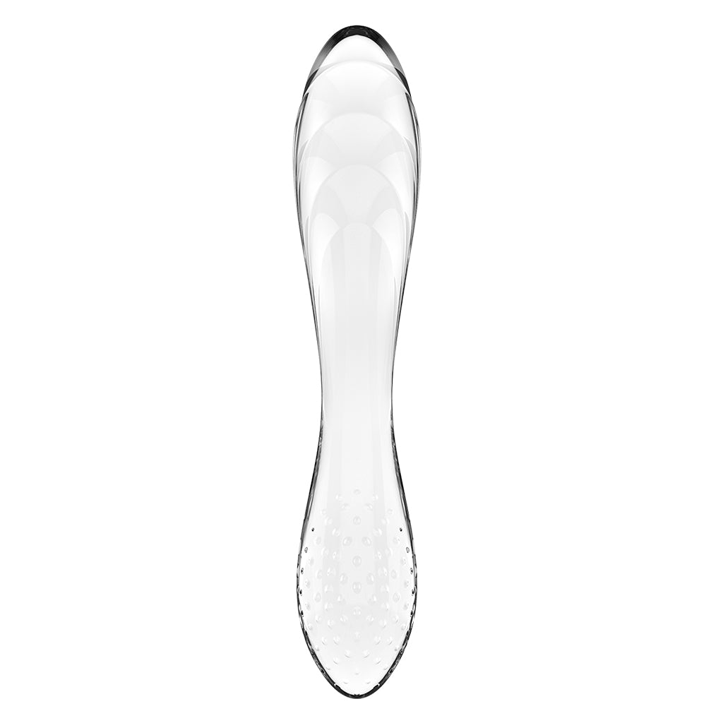 Satisfyer Dazzling Crystal 1 Glass Dildo - Transparent