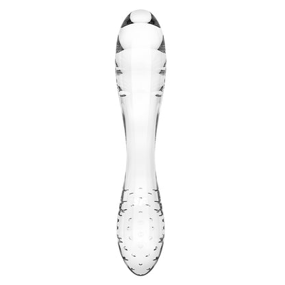 Satisfyer Dazzling Crystal 1 Glass Dildo - Transparent