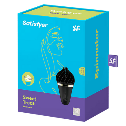 Satisfyer Sweet Treat Spinnator Black