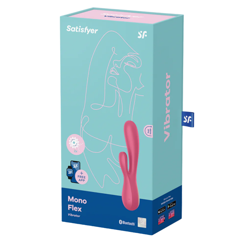 Satisfyer Mono Flex Dual Stimulator - Red