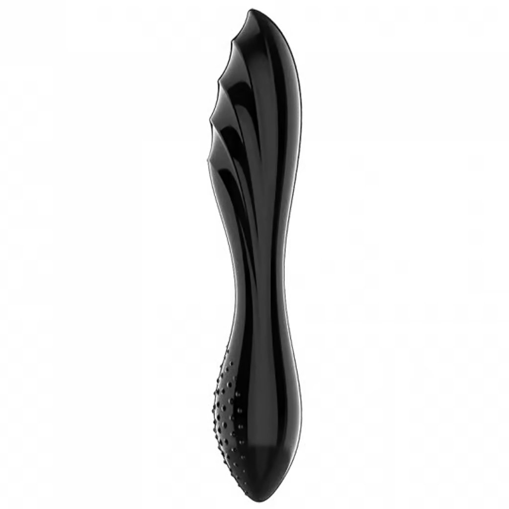 Satisfyer Dazzling Crystal 1 Glass Dildo- Black