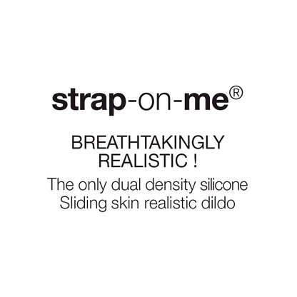 Strap On Me Sliding Skin Realistic Dildo - Vanilla - Large