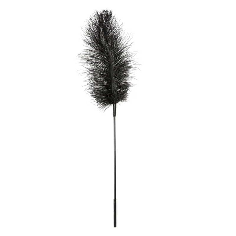 Sportsheets Ostrich Feather Tickler - Black