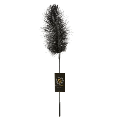 Sportsheets Ostrich Feather Tickler - Black