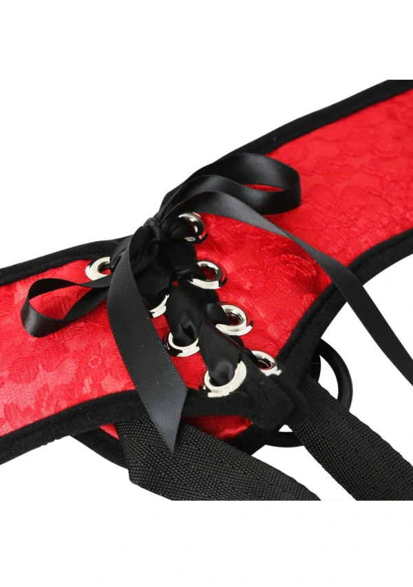 Sportsheets Red Lace Corsette Harness