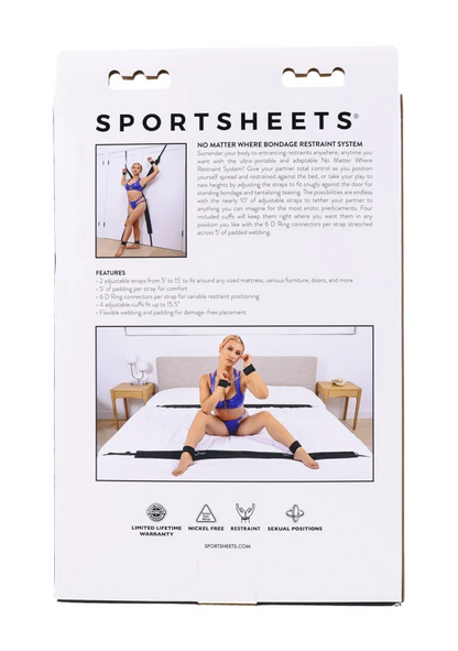 Sportsheets No Matter Where Bondage Restraint System