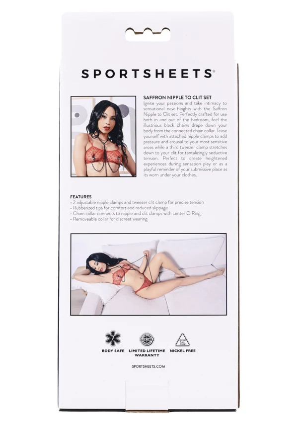 Sportsheets Saffron Nipple to Clit Set