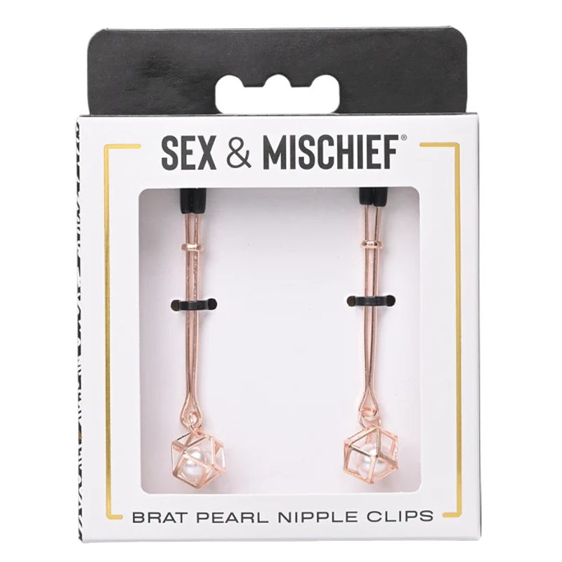 Sex & Mischief Brat Pearl Nipple Clips