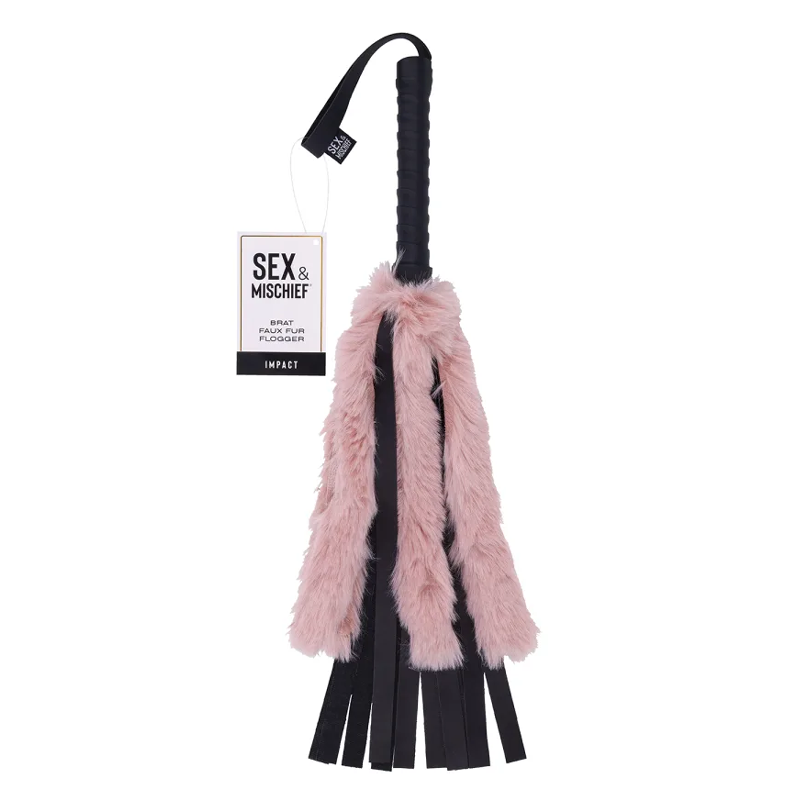 Sex & Mischief Brat Faux Fur Flogger