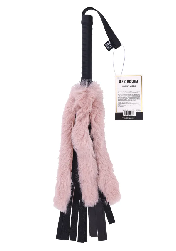 Sex & Mischief Brat Faux Fur Flogger