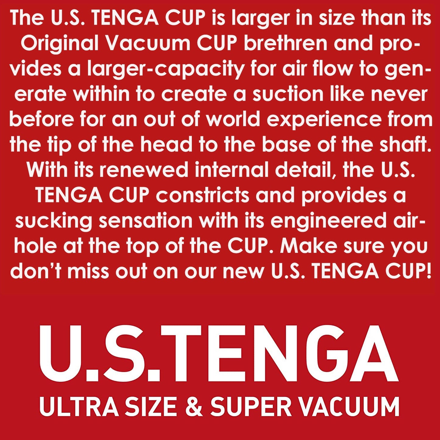 Tenga U.S. Original Vacuum Cup Regular