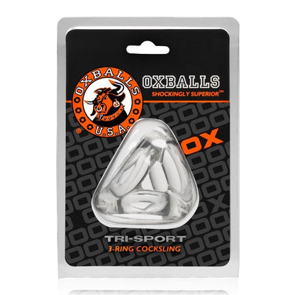 OXBALLS TRI-SPORT cocksling - CLEAR