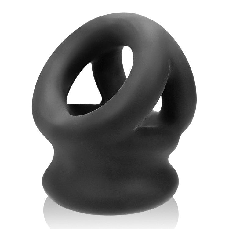 OxBalls Tri-Squeeze Cocksling & Ballstretcher - Black ice