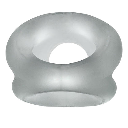 OxBalls Tri-Squeeze Cocksling & Ballstretcher - Clear ice