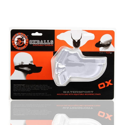 OxBalls WaterSport Strap-On Gag - White