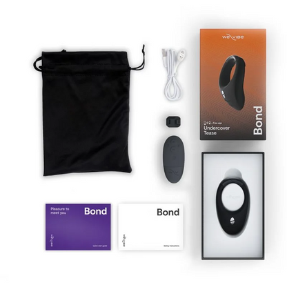 We-Vibe Bond Vibrating Cock Ring - Charcoal Black