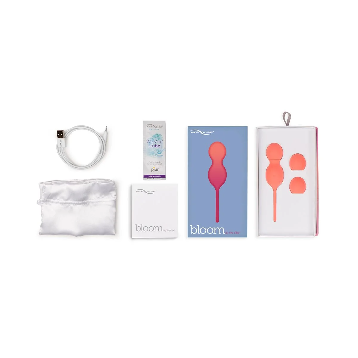 We-Vibe Bloom Vibrating Kegel Balls - Coral