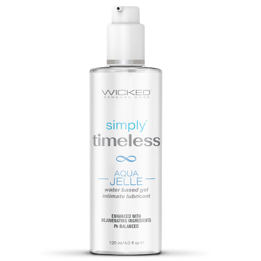 Wicked Simply Timeless Aqua Jelle Lubricant - 4 oz