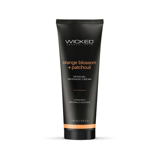 Wicked Sensual Massage Cream Orange Blossom + Patchouli 4oz