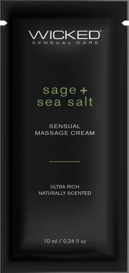 Wicked Sage + Sea Salt Massage Cream .34oz