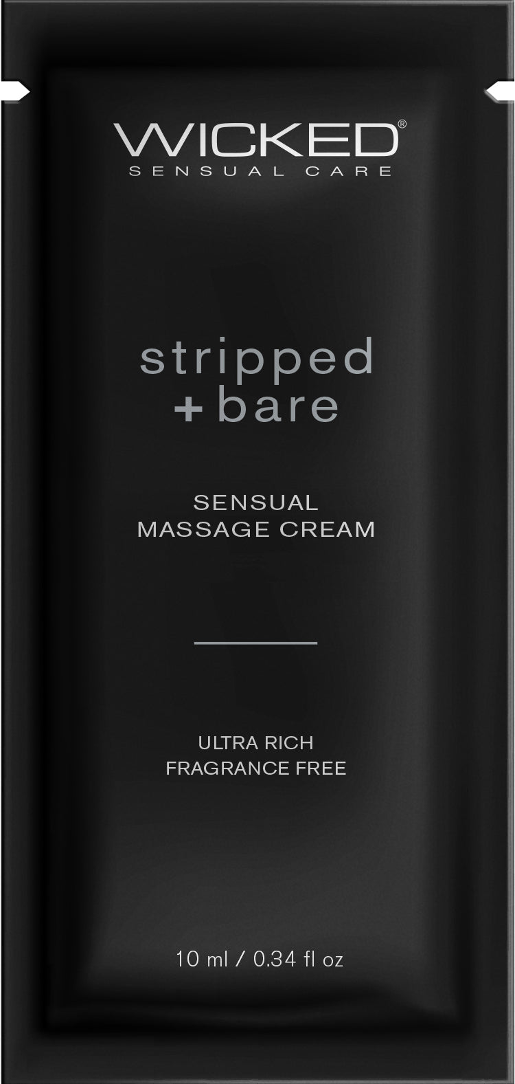 Wicked Stripped + Bare Massage Cream .34oz